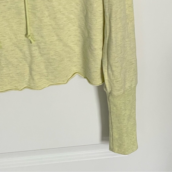 Nike Dri-Fit Lemon Yellow Cropped Training Hoodie - 47234 - Picture 8 of 13